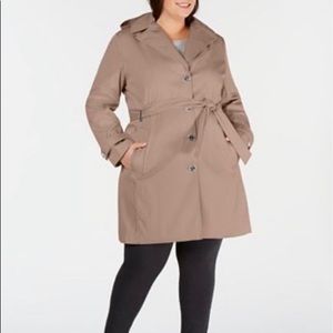 Calvin Klein 🦋 Plus Size Waterproof Trench Coat
